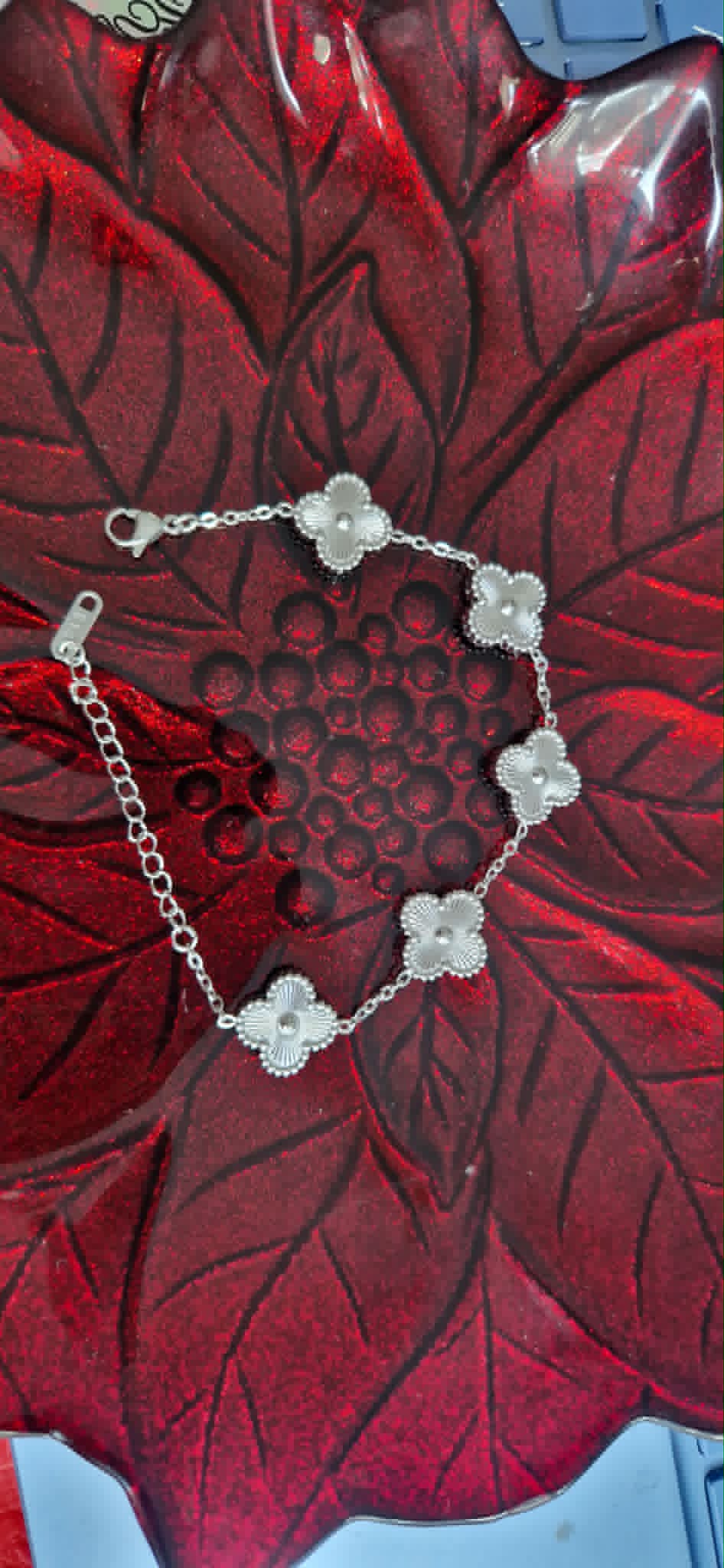 Stainless Steel Clover bracelet