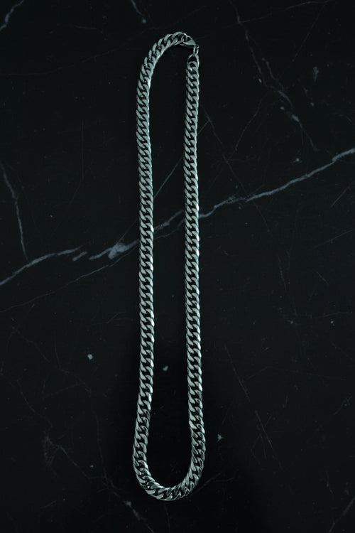 22-Inch Stainless Steel Silver Cuban Link Chain — 1cm Wide