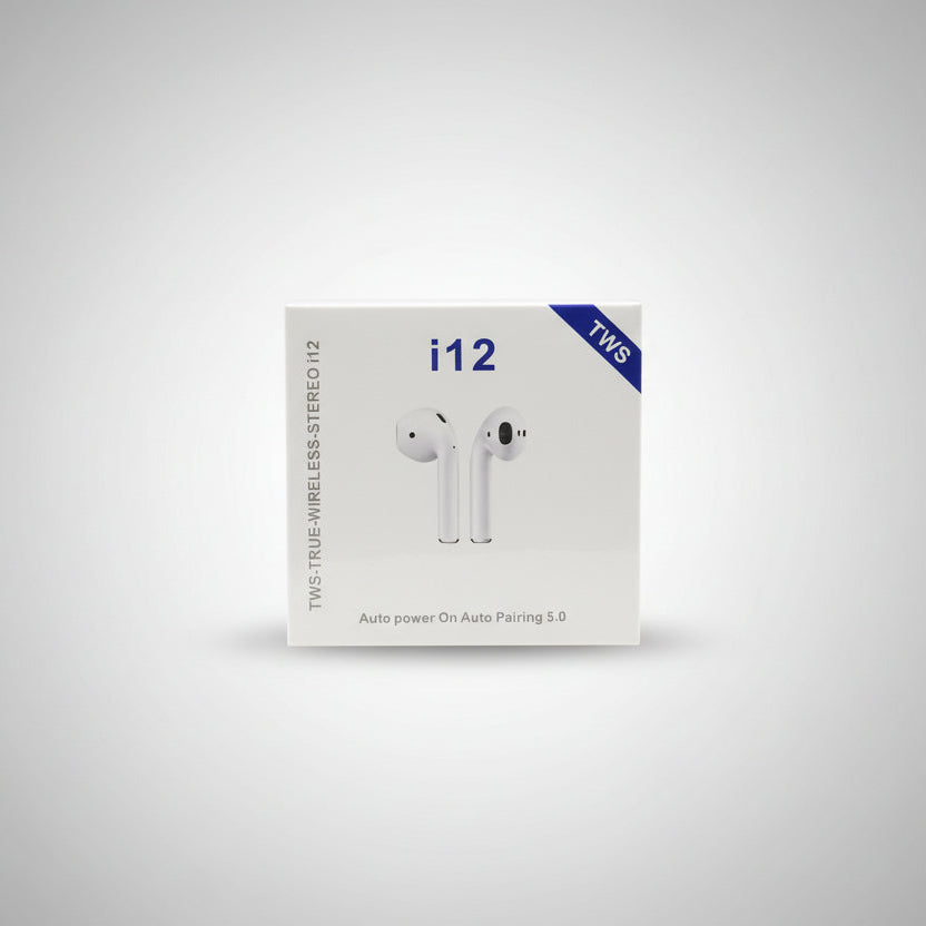 i12 TWS True Wireless Stereo Earbuds — Auto‑Pairing 5.0 Edition