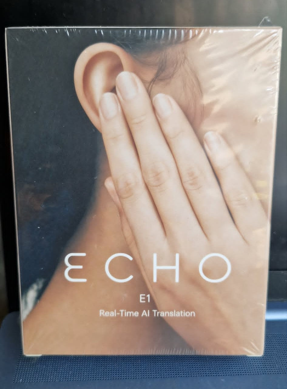 Echo E1 — Live AI Translator & Premium Audio Device
