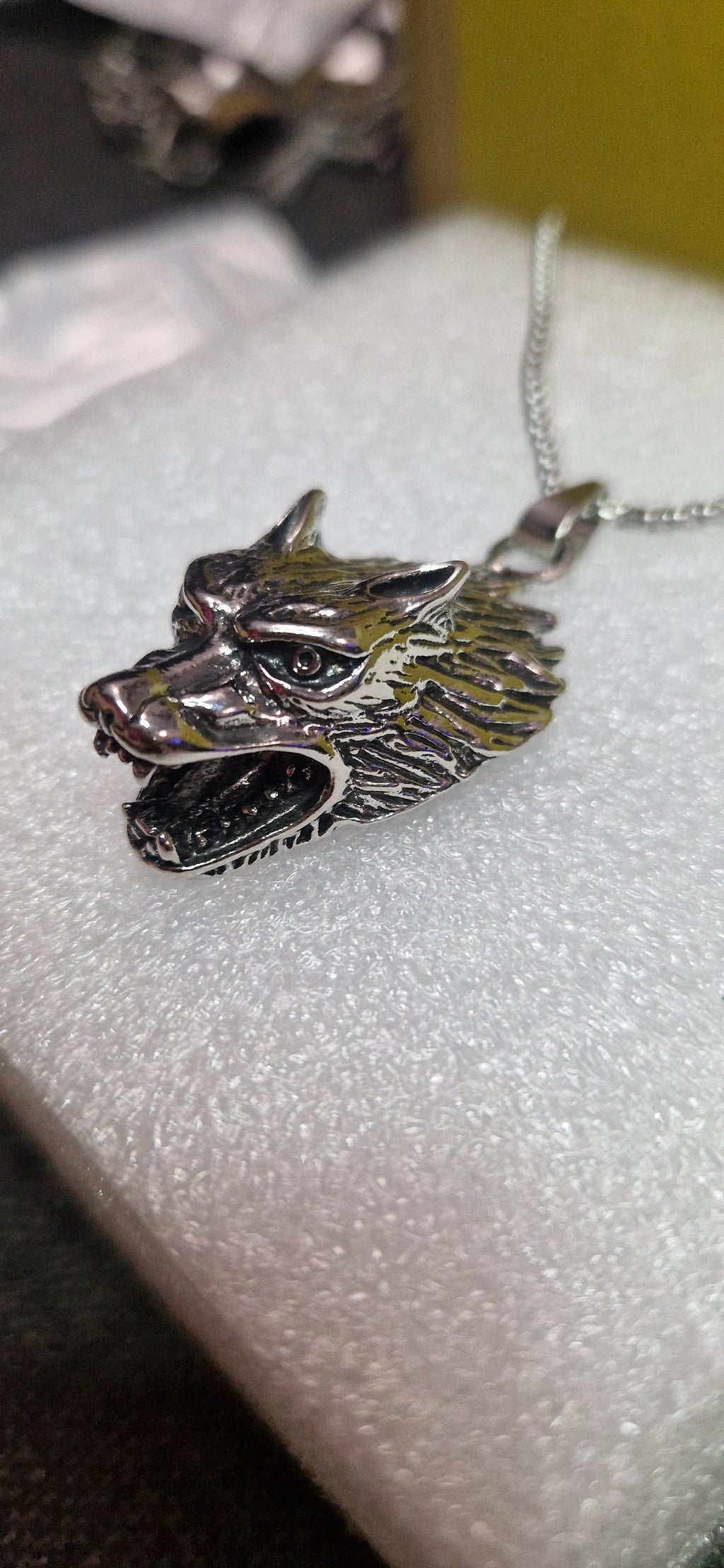 Alpha Wolf Pendant Necklace