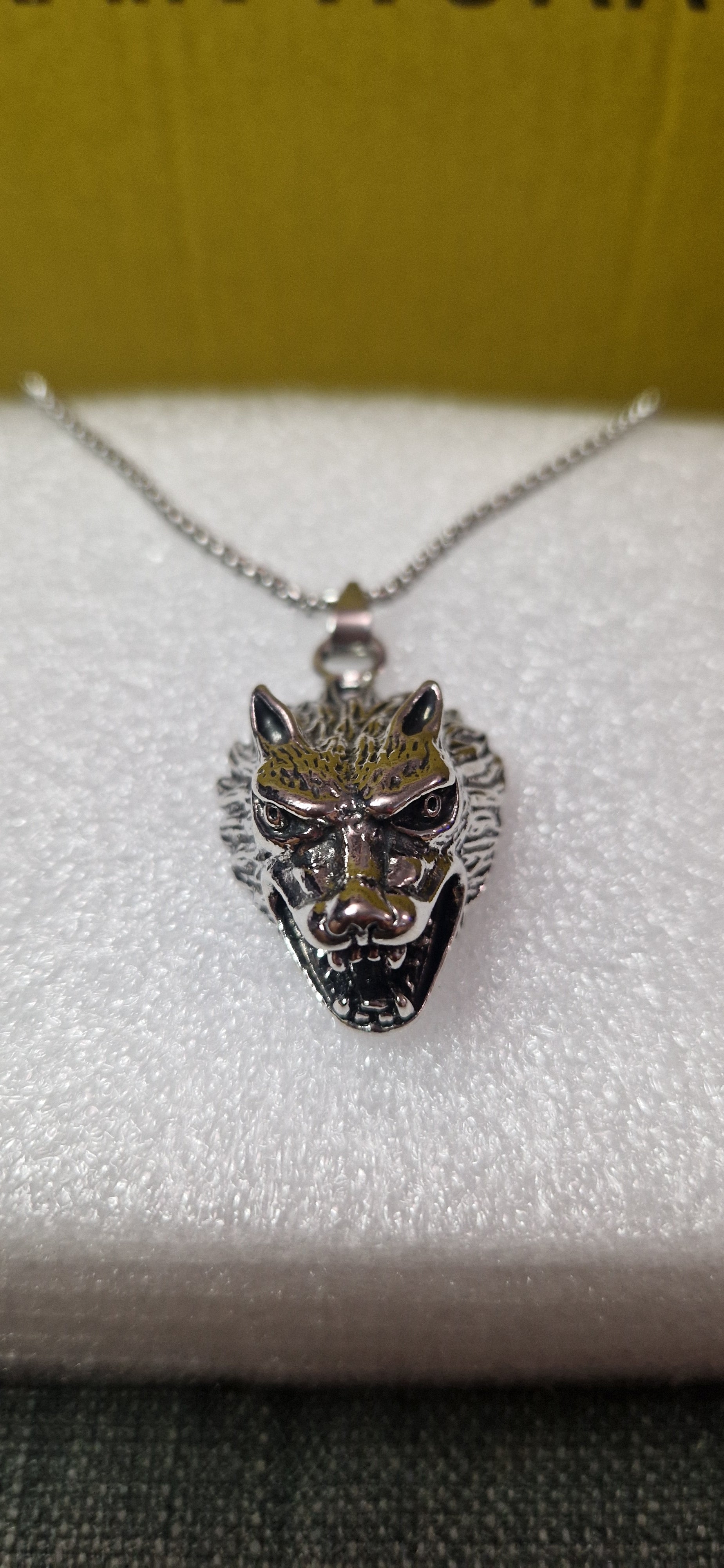 Alpha Wolf Pendant Necklace