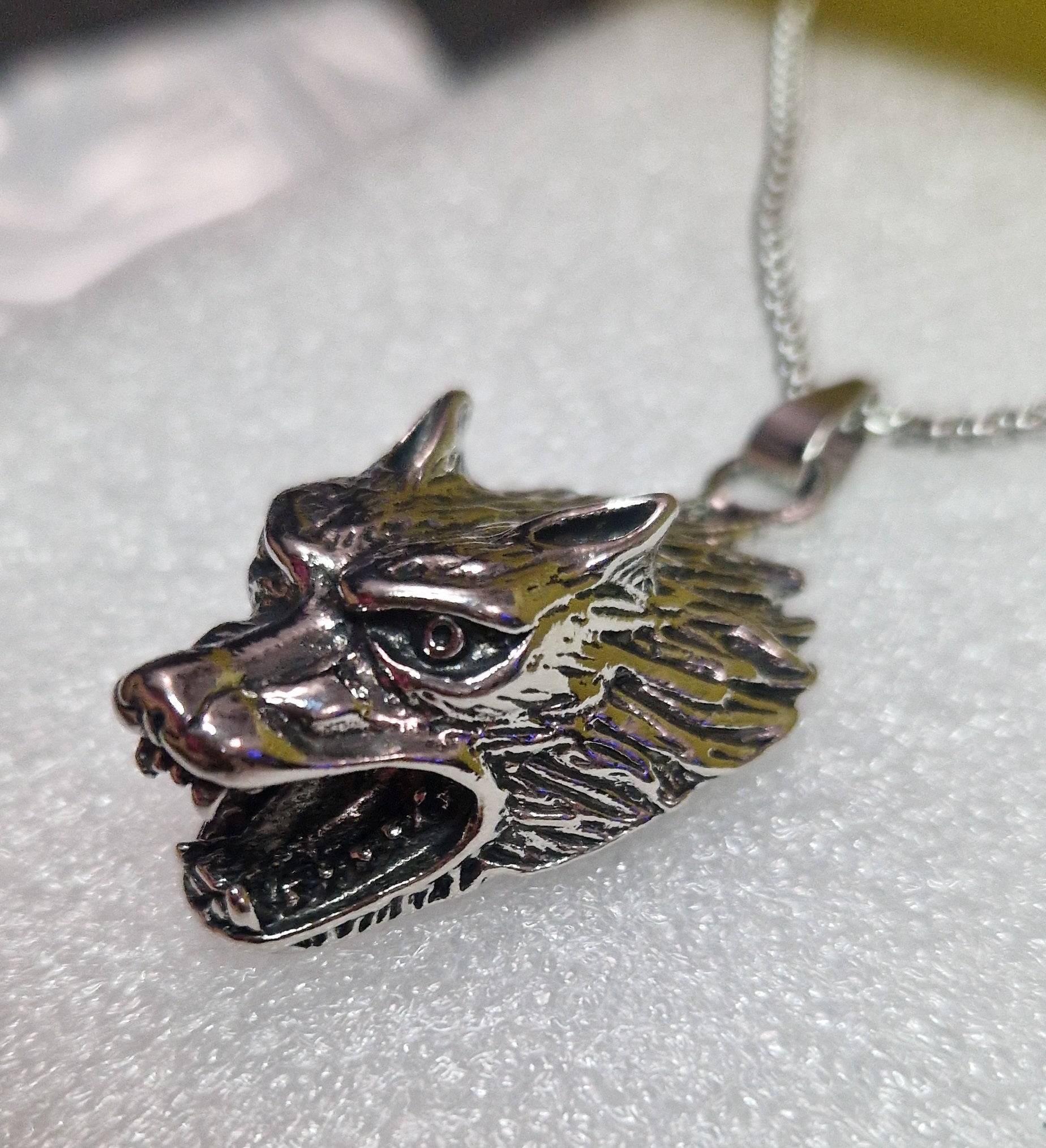 Alpha Wolf Pendant Necklace
