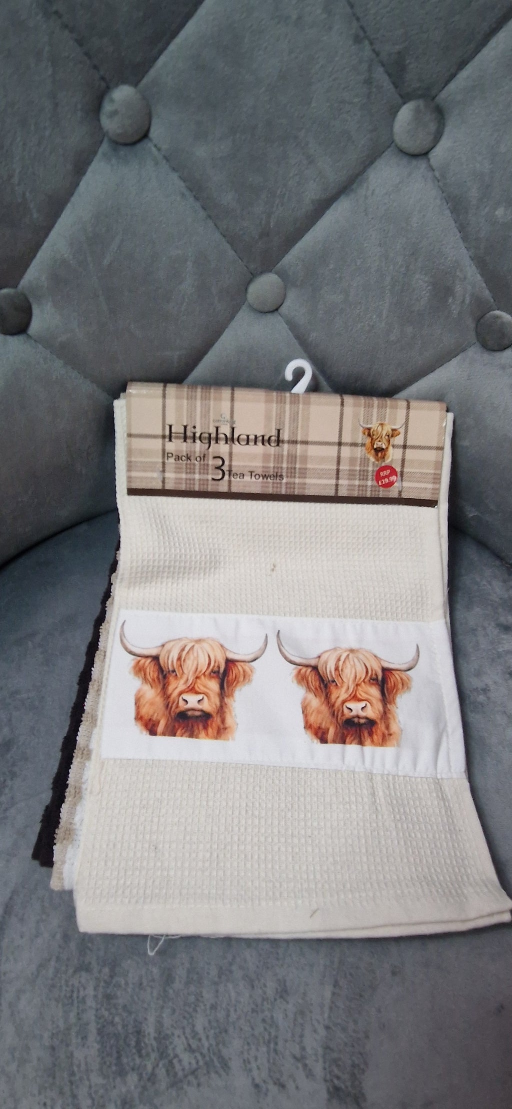 HIGHLAND COW KITCHEN TOWEL