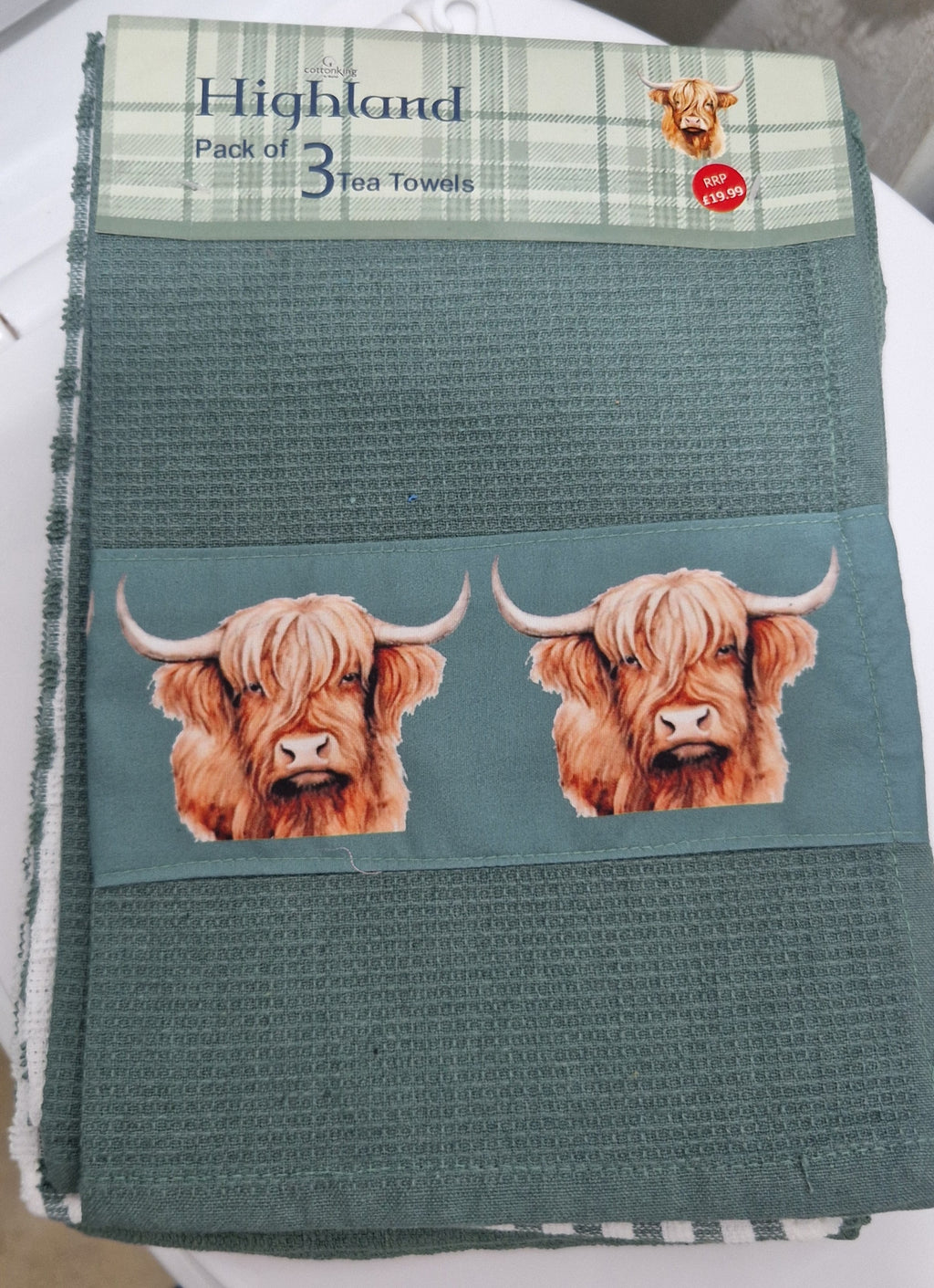 HIGHLAND COW KITCHEN TOWEL