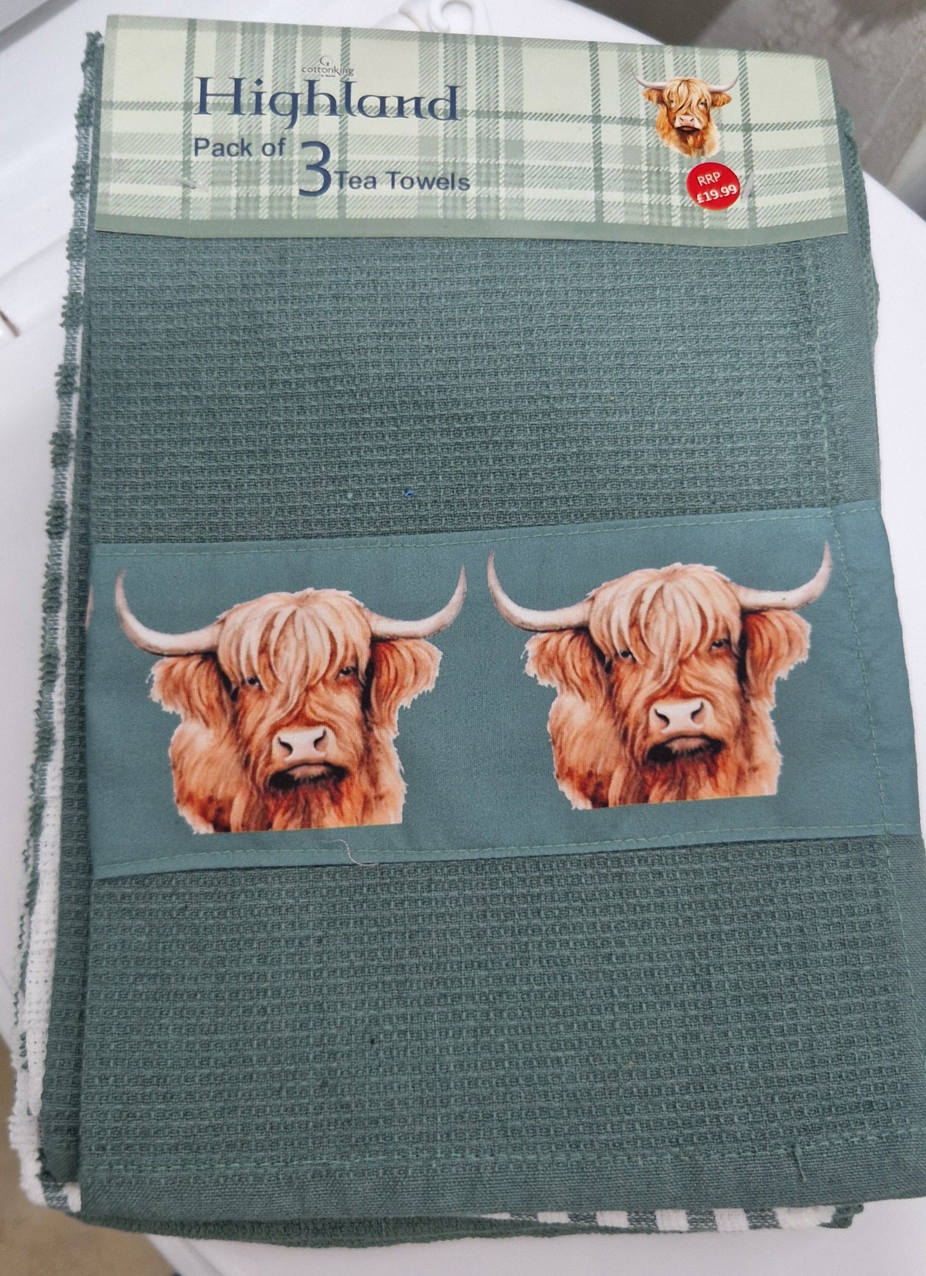 HIGHLAND COW KITCHEN TOWEL