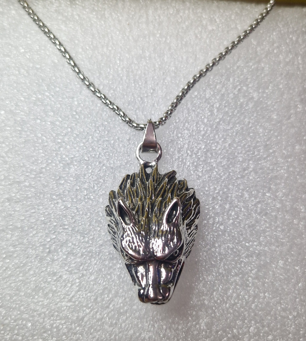 Alpha Wolf Pendant Necklace