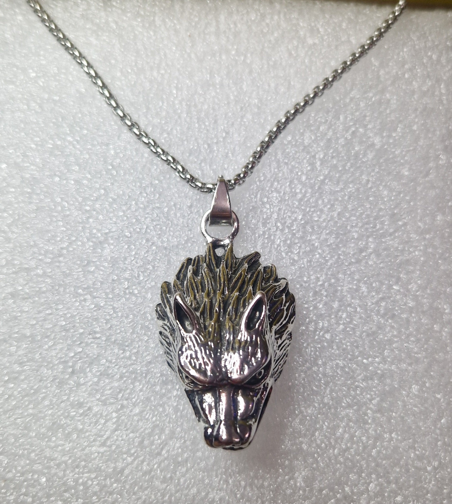 Alpha Wolf Pendant Necklace