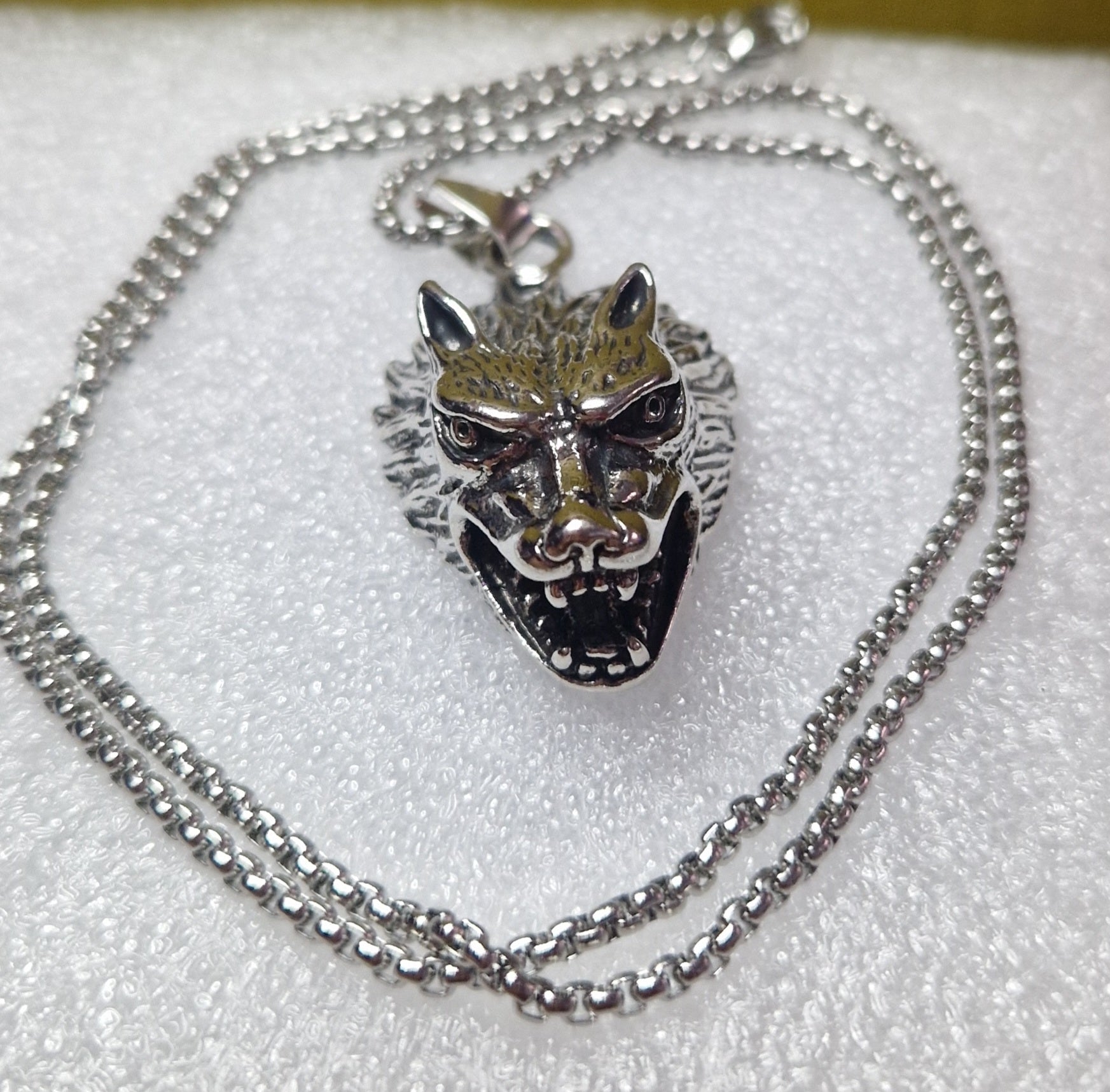 Alpha Wolf Pendant Necklace
